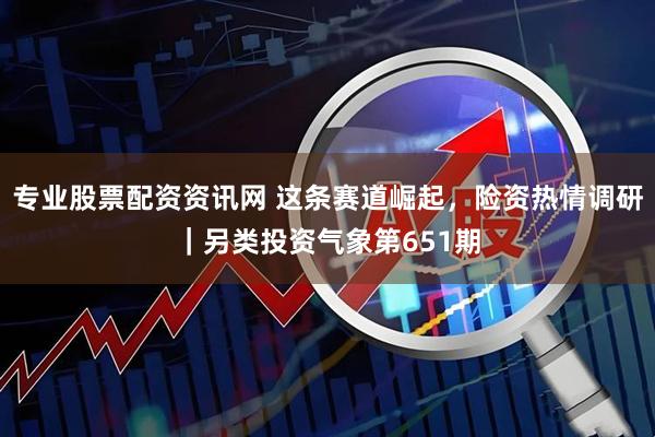 专业股票配资资讯网 这条赛道崛起，险资热情调研｜另类投资气象第651期