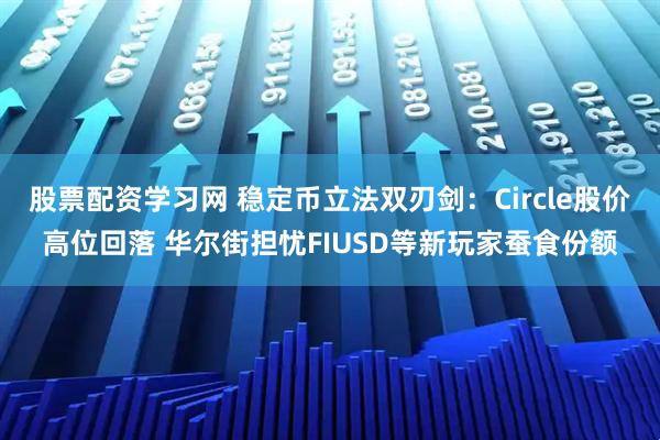 股票配资学习网 稳定币立法双刃剑：Circle股价高位回落 华尔街担忧FIUSD等新玩家蚕食份额