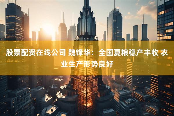 股票配资在线公司 魏锋华：全国夏粮稳产丰收 农业生产形势良好